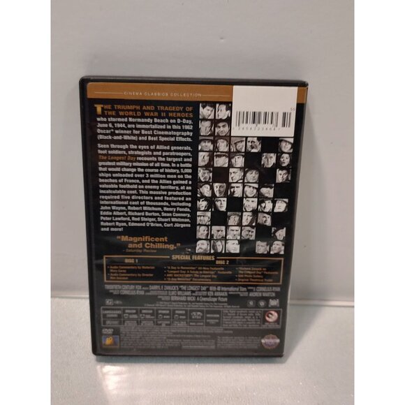 The Longest Day Vintage 1990 DVD Cinema Classics Collection Entertainment - Picture 11 of 12
